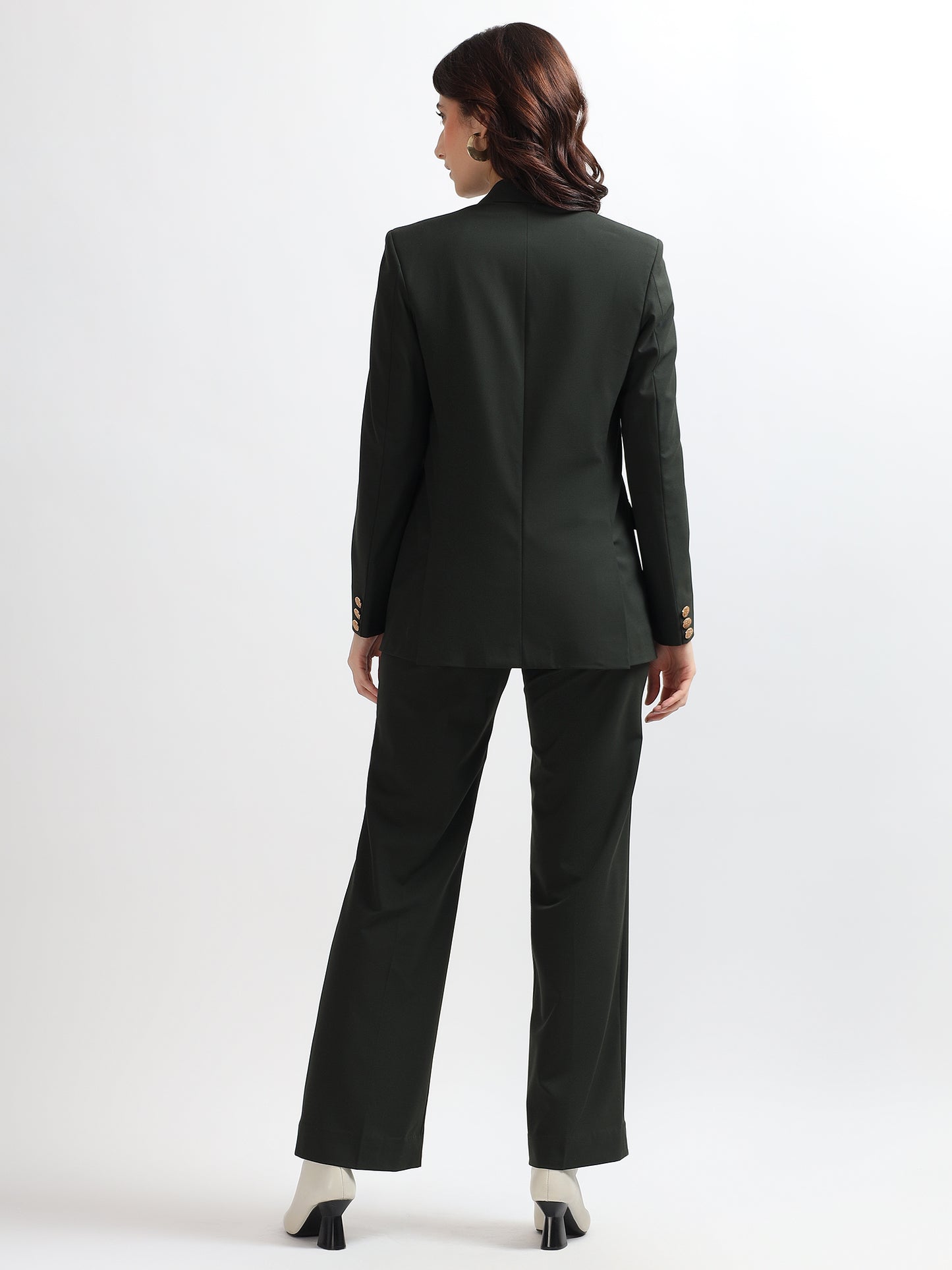 Olive Empress Blazer Set