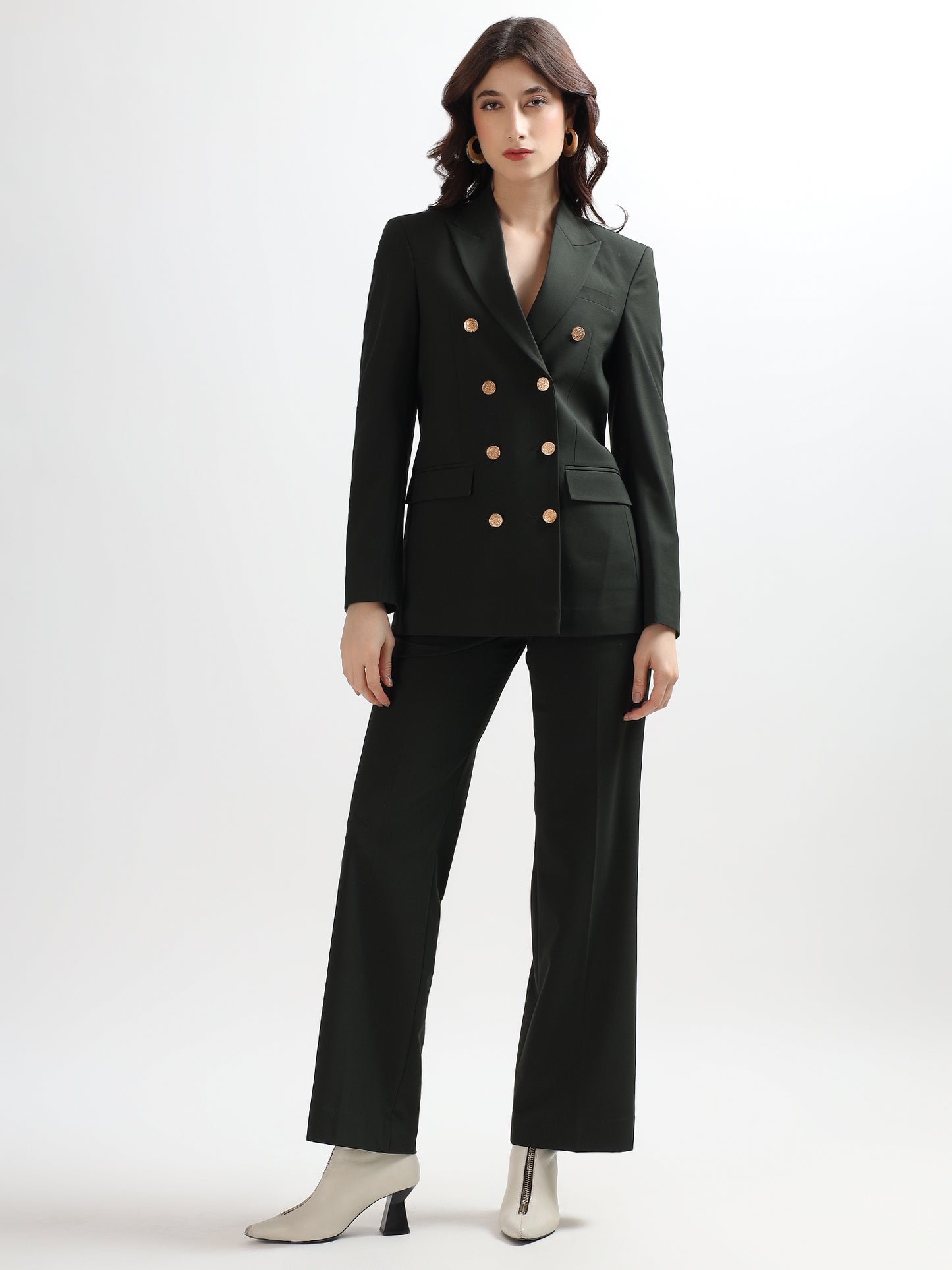Olive Empress Blazer Set
