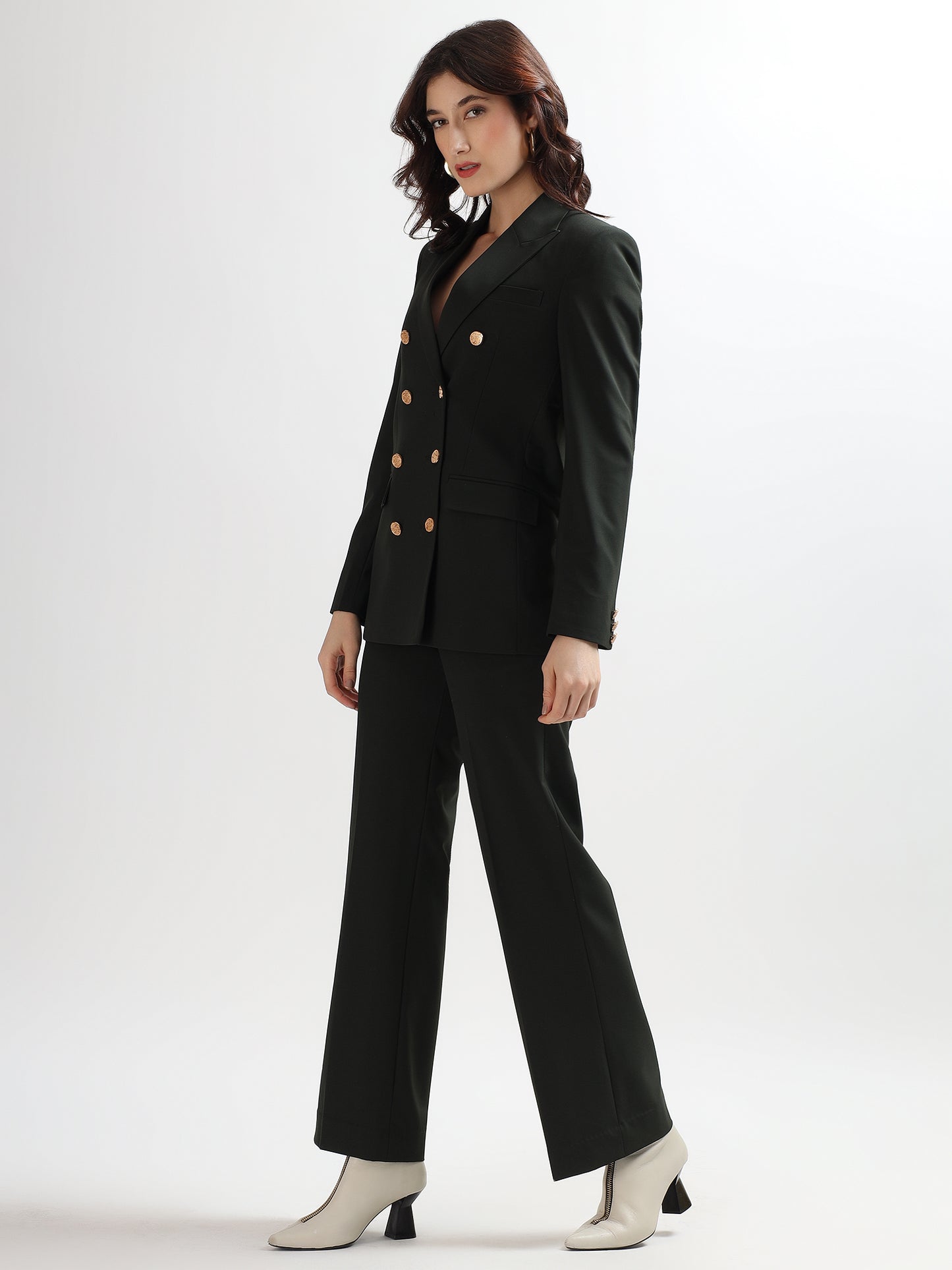 Olive Empress Blazer Set