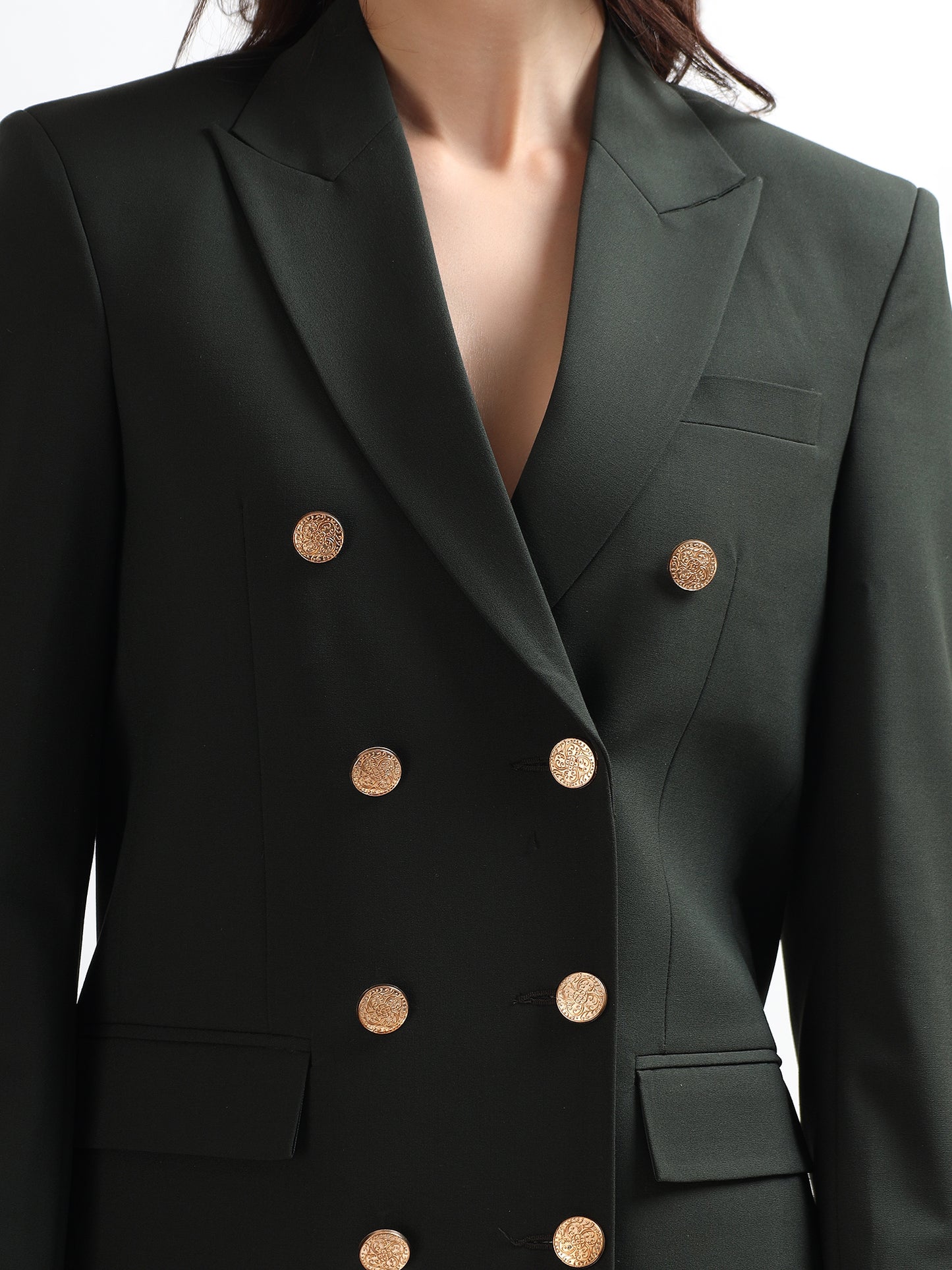Olive Empress Blazer Set
