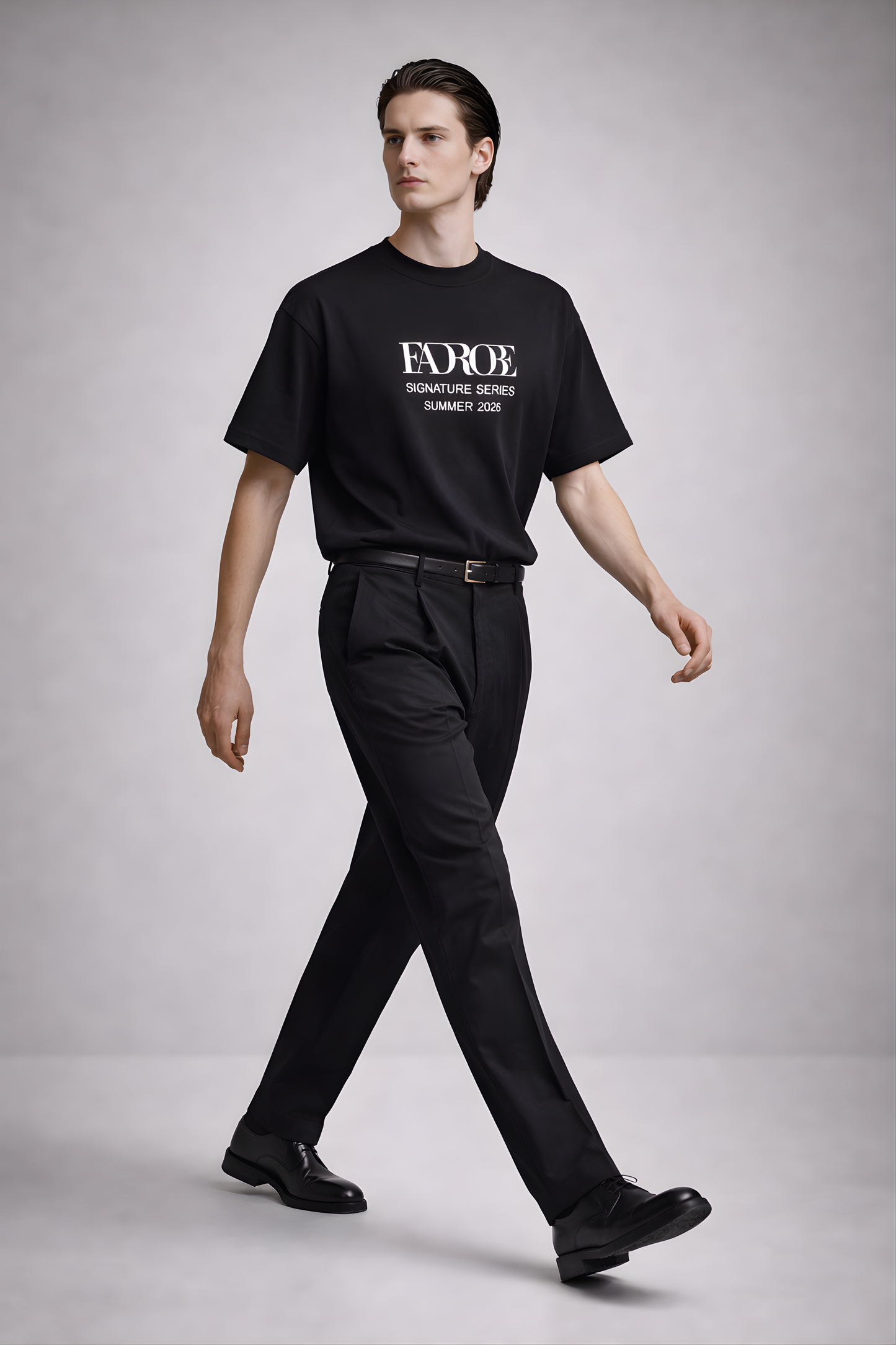 Black Classic Terry Tee - SS Vol. 11