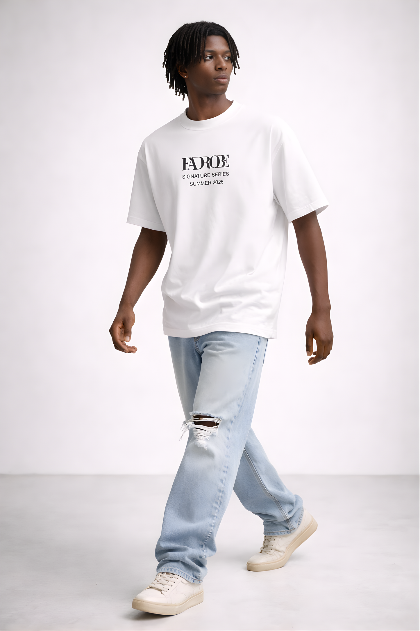 White Classic Terry Tee - SS Vol. 11