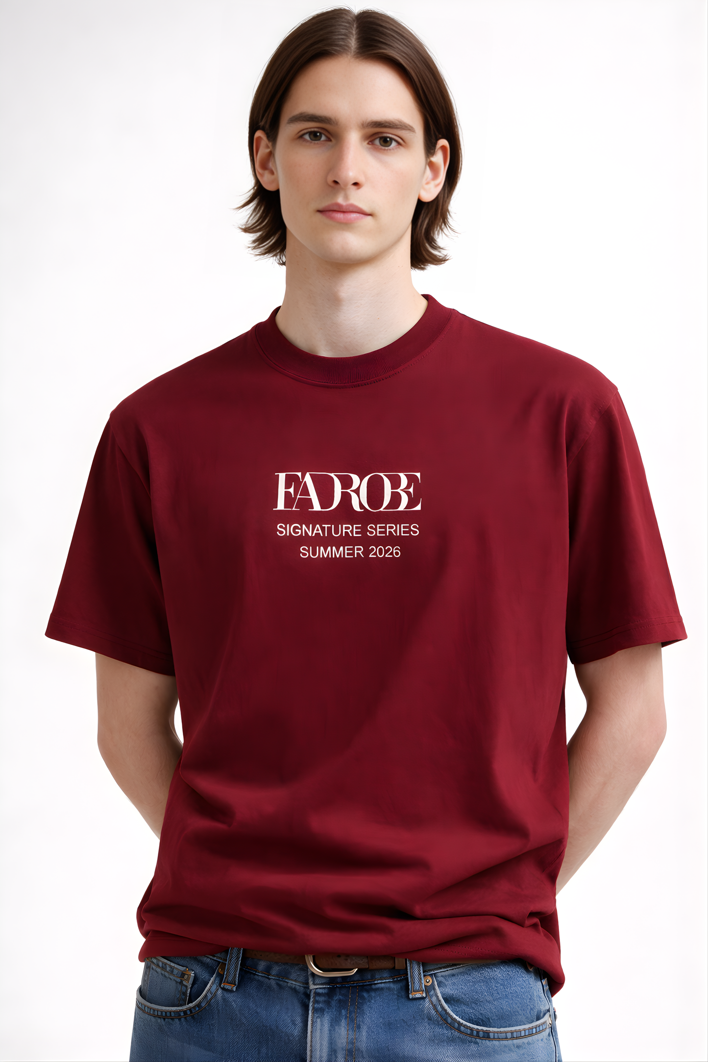 Maroon Classic Terry Tee - SS Vol. 11