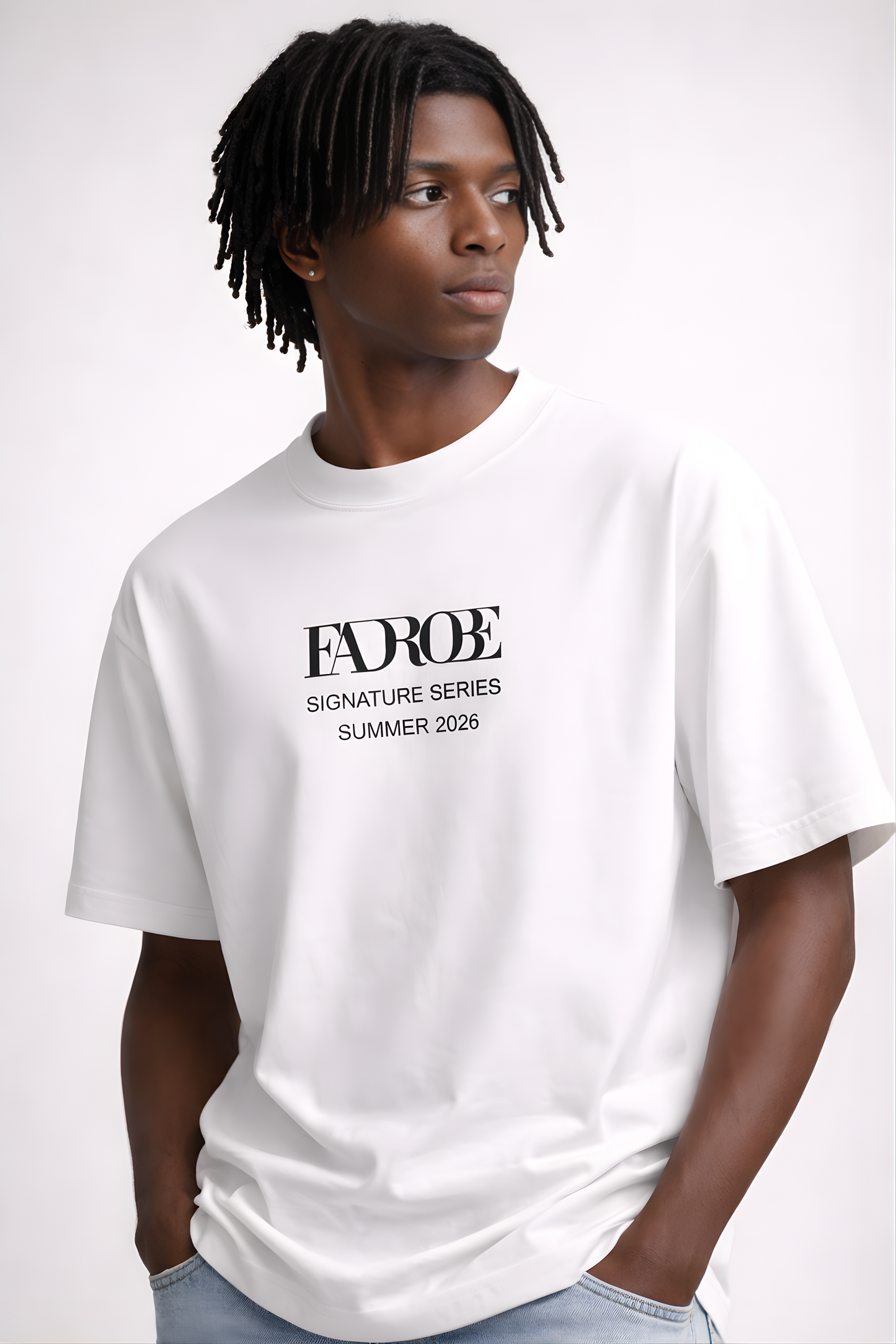 White Classic Terry Tee - SS Vol. 11