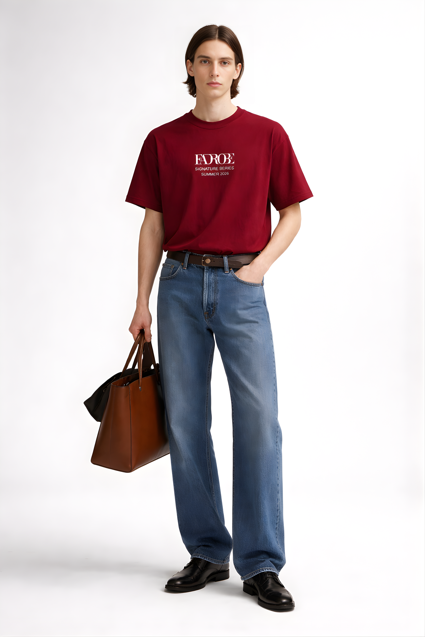 Maroon Classic Terry Tee - SS Vol. 11
