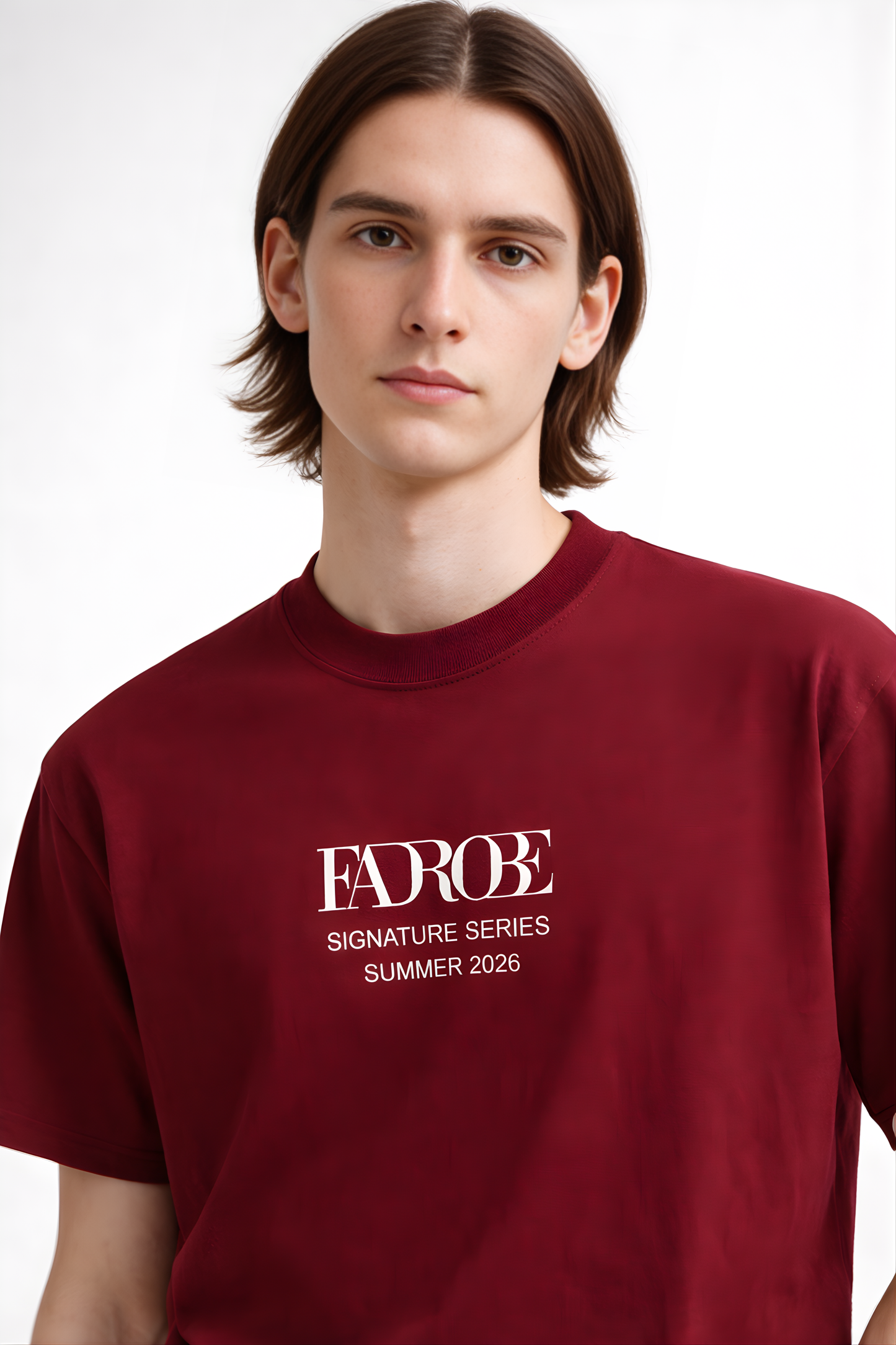 Maroon Classic Terry Tee - SS Vol. 11